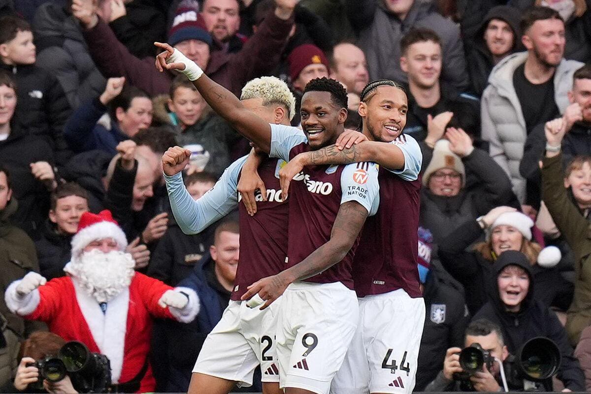 Aston Villa striker Duran on the scoresheet as Manchester City fall behind