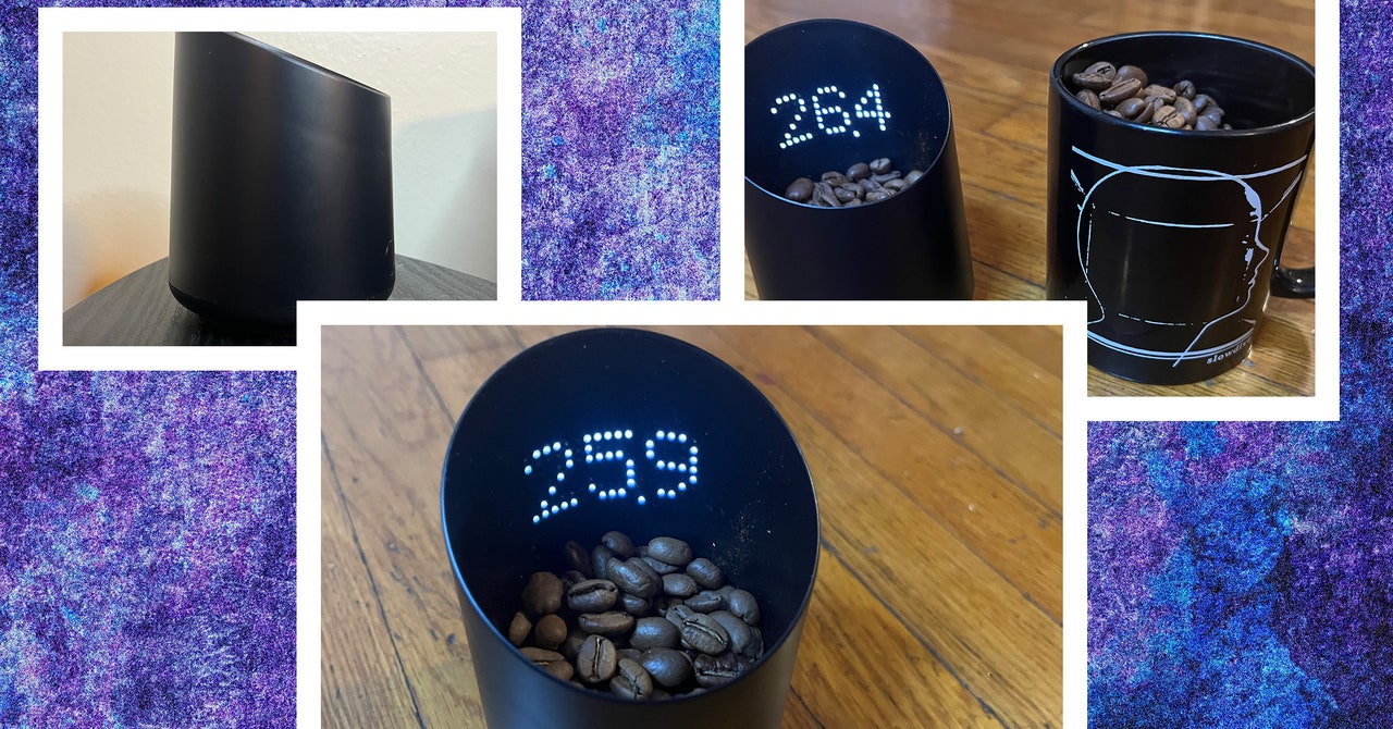 Simplify your morning with a one-step weighed coffee cup