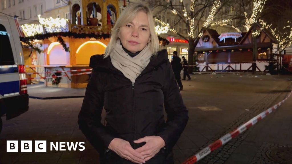 Watch: Germany grapples with new Christmas market attack