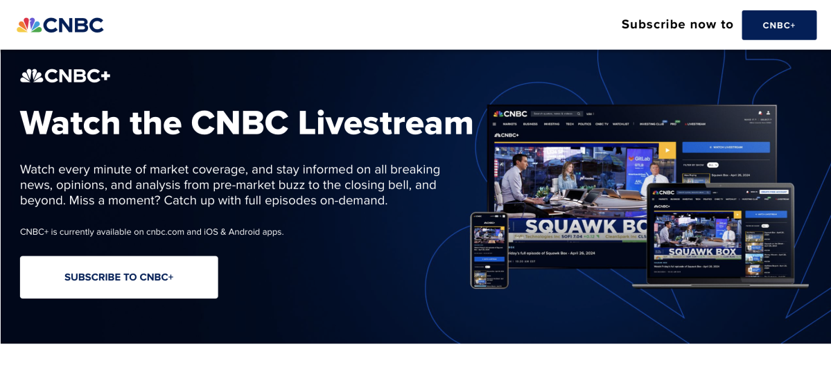 CNBC’s New Streaming Service May Cost Up to $600 a Year