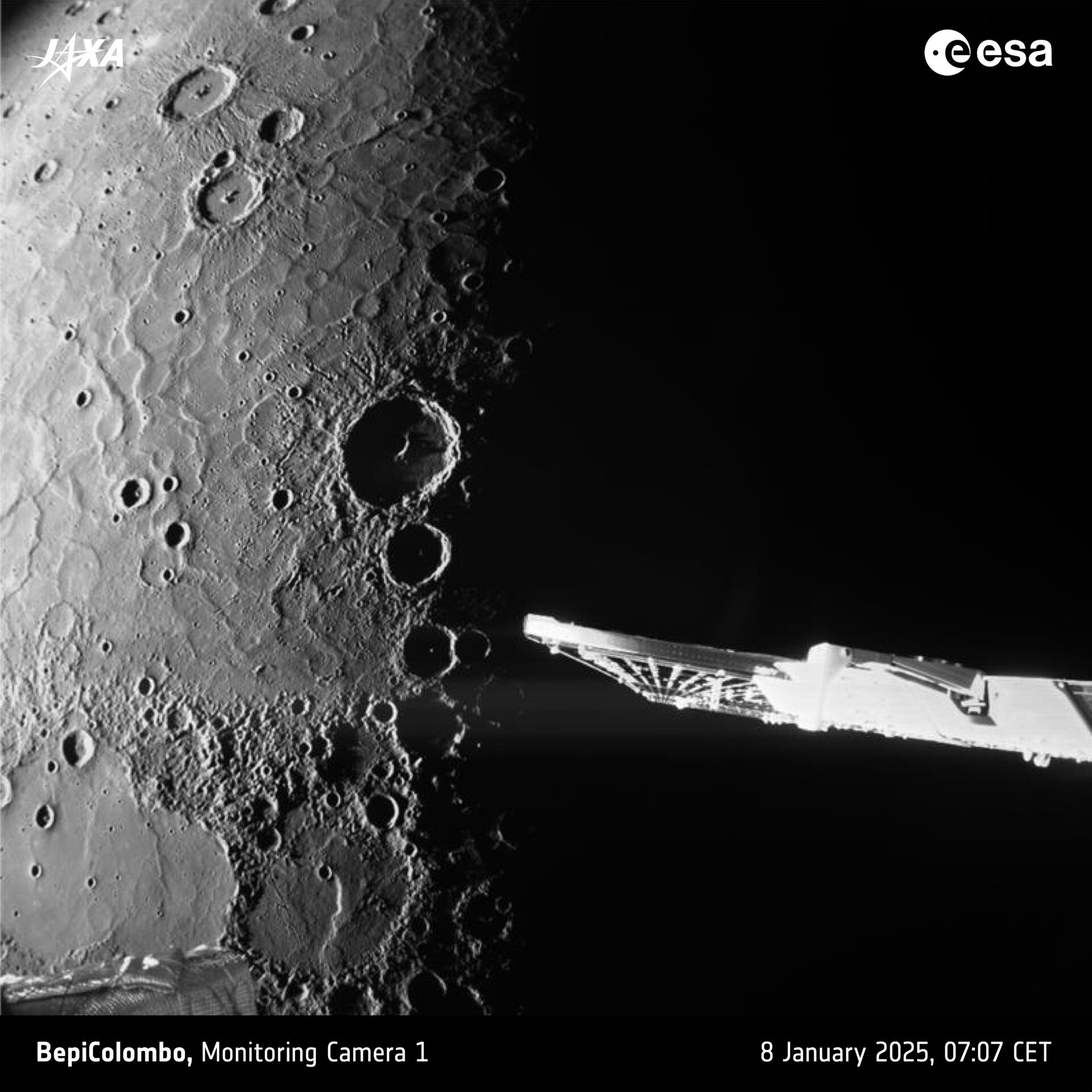 Mercury's shadowed North Pole revealed by M Cam 1