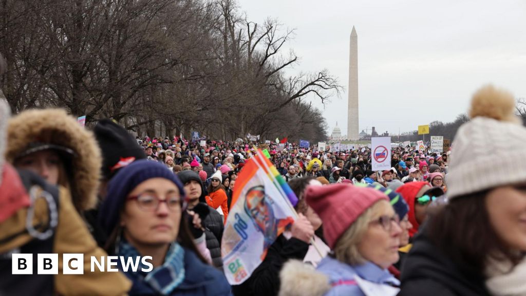 The People’s March brings thousands of people to the streets of Washington DC